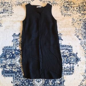 Black shift dress